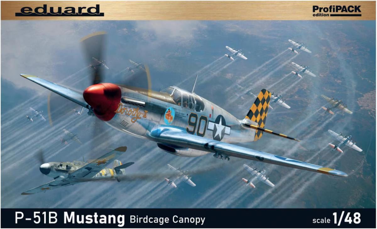 Eduard 1/48 P-51B Mustang Birdcage ProfiPack 82107
